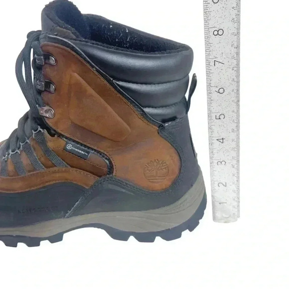 Timberland Chocorua WP Shell Toe Boot A1QKM D71 Dark Brown Winter Mens Sz 13 - Picture 10 of 15